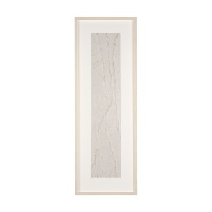 Whitewashed Expression by Studio M a handmade Original Framed Artwork under Glass