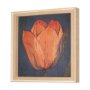 15242 - Flower Portrait II (TULIP) by Mercana Studio a Hand Embellished Textured Framed Art Print