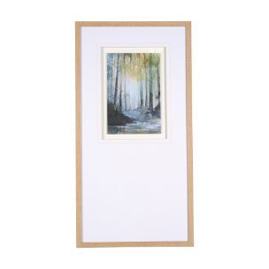 Spring Light I by Mercana Studio a Hand Embelished Textured Framed Art Print Matted under Glass