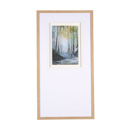 15251 - Spring Light I by Mercana Studio a Hand Embelished Textured Framed Art Print Matted under Glass