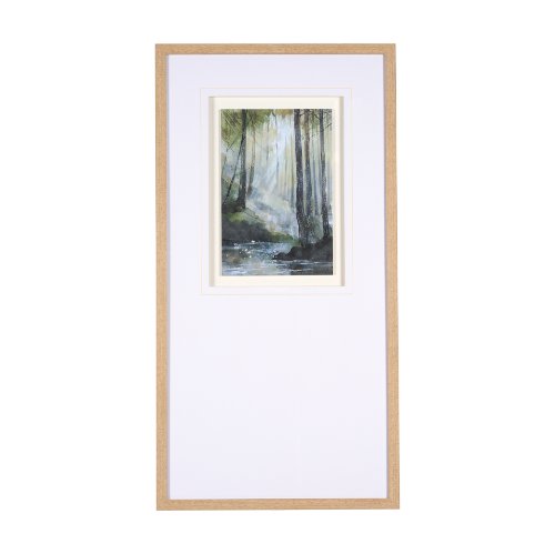 15252 - Spring Light II by Mercana Studio a Hand Embelished Textured Framed Art Print Matted under Glass