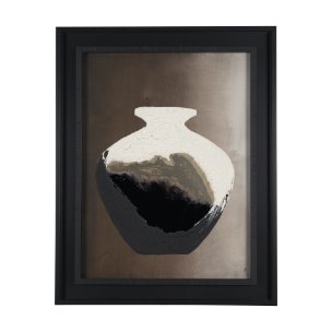 Unearthed Vessel I by Studio M a handmade Original Framed Artwork under Glass