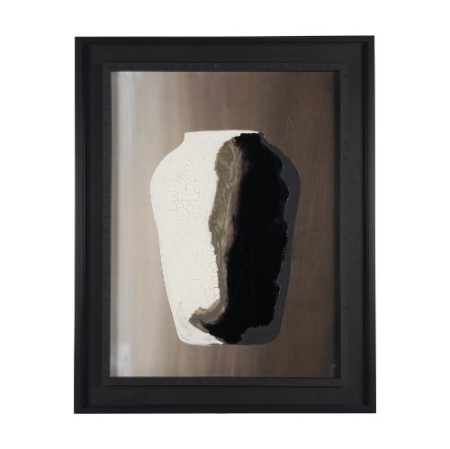 15255 - Unearthed Vessel II by Studio M a handmade Original Framed Artwork under Glass