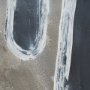 15256 - Contrasting Paths I by Studio M a handmade Original Framed 3D Textured Artwork under Glass