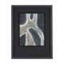15257 - Contrasting Paths II by Studio M a handmade Original Framed 3D Textured Artwork under Glass
