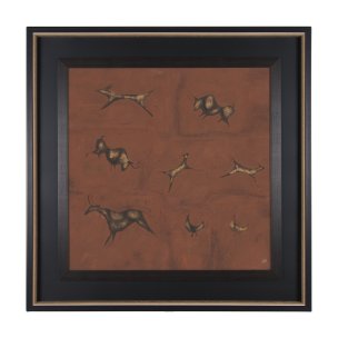 Stone Age I by Studio M a handmade Original Framed Artwork under Glass