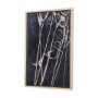 15267 - Herbes Hautes Indigo II by Mercana Studio a Hand Embellished Textured Framed Art Print