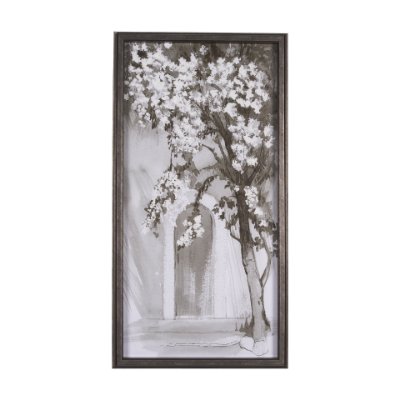 15268 - Blossoming Tree I by Mercana Studio a Hand Embellished Textured Framed Art Print