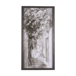 Blossoming Tree II by Mercana Studio a Hand Embellished Textured Framed Art Print