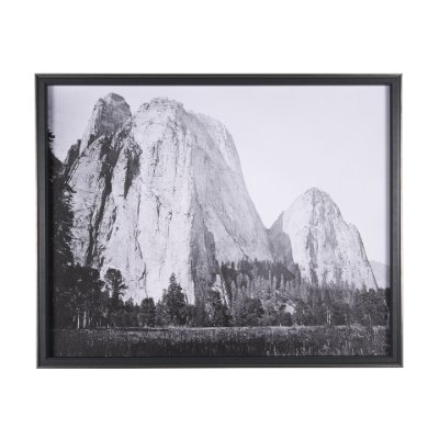 15271 - Cathedral Rock by Carleton E Watkins a Hand Embellished Textured Framed Photo Art Print