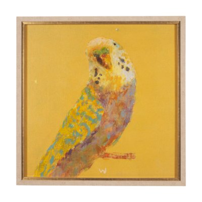 15272 - Bright Birds I by Roy Woodland a Hand Embellished Textured Framed Art Print