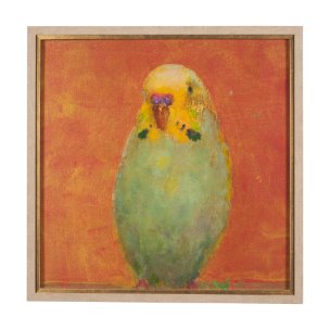 Bright Birds II by Roy Woodland a Hand Embellished Textured Framed Art Print