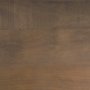 70569-AB - Araxi Rectangular Dark Brown Wood w/ Black Metal Base Dining Table