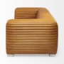 70793 - Ricciardo 82.5W Cognac Leather Three Seater Sofa