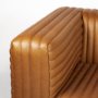 70793 - Ricciardo 82.5W Cognac Leather Three Seater Sofa