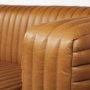 70793 - Ricciardo 82.5W Cognac Leather Three Seater Sofa