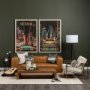 70793 - Ricciardo 82.5W Cognac Leather Three Seater Sofa