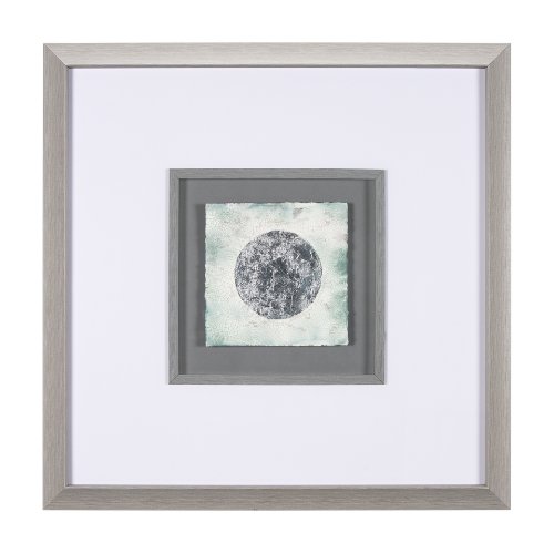 15088 - Platinum Moona by Studio M a handmade Original Framed Artwork under Glass