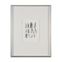 15098 - Silver Pebbles by Studio M a handmade Original Framed Artwork under Glass