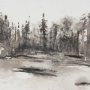 15103 - Meadow View by Studio M a handmade Original Framed Artwork under Glass