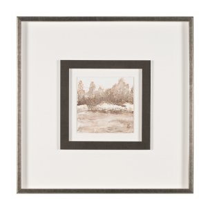 Field View by Studio M a handmade Original Framed Artwork under Glass