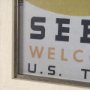 15293 - See America by Vintage Collection a Hand Embellished Textured Framed Art Print