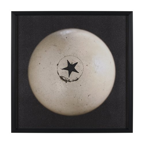 15296 - Billiard II Cue Ball by Chris Dunker a Hand Embelished Textured Framed Art Decograph Print