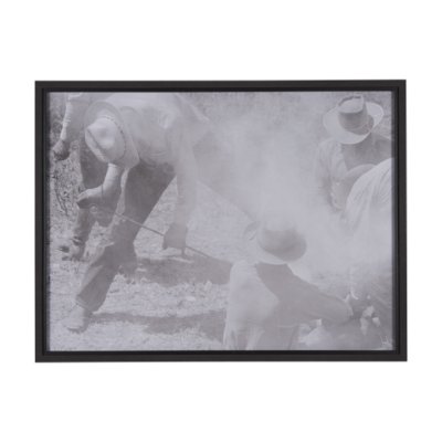 15299 - Branding Bunch by Kernud Hansen a Hand Embellished Textured Framed Photo Art Print Matted under Glas
