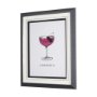 15303 - Vintage Cocktails-Cosmo by Gwen Aspell Hand Embellished Textured Framed Art Print Matted under Glass
