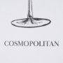 15303 - Vintage Cocktails-Cosmo by Gwen Aspell Hand Embellished Textured Framed Art Print Matted under Glass