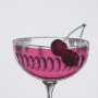 15303 - Vintage Cocktails-Cosmo by Gwen Aspell Hand Embellished Textured Framed Art Print Matted under Glass