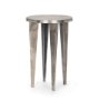 70618 - Maggie Textured Silver Nickel Cast Aluminum Metal Accent Table
