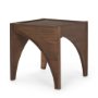 70641 - Laraya Medium Brown Wood w/ Arches End Table