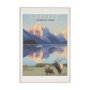 15278 - National Park - Glacier by Mark Chandon a Framed Art Print Matted under Glass