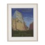 15282 - Zion National Park by The Vinatage Collection a Framed Art Print Matted under Glass