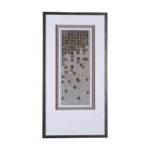 Broken Puzzle I by Mercana Studio a Hand Embellished Textured Framed Art Print Matted under Glass