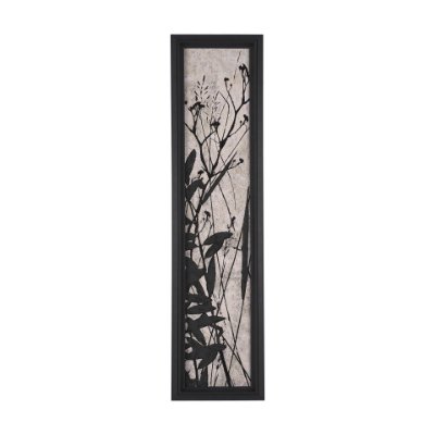 15286 - Etched Silouette II by Mercana Studio a Hand Embellished Textured Framed Art Print