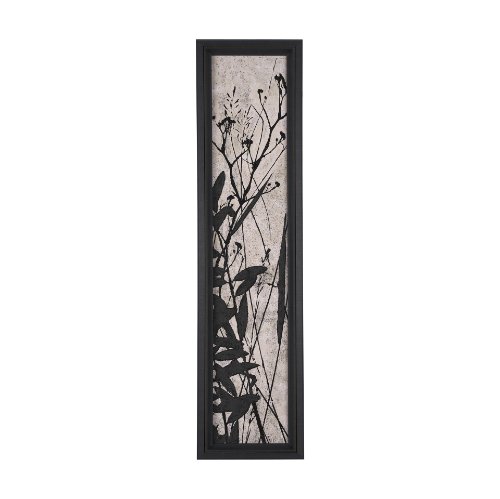 15286 - Etched Silouette II by Mercana Studio a Hand Embellished Textured Framed Art Print