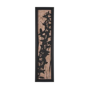 Etched Silouette III by Mercana Studio a Hand Embellished Textured Framed Art Print