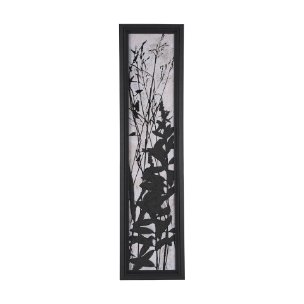 Etched Silouette IV by Mercana Studio a Hand Embellished Textured Framed Art Print