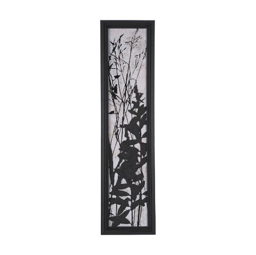15288 - Etched Silouette IV by Mercana Studio a Hand Embellished Textured Framed Art Print