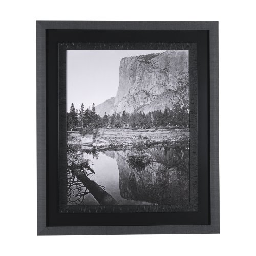 15292 - Mirror View by Carleton E Watkins a Hand Embellished Textured Framed Photo Art Print