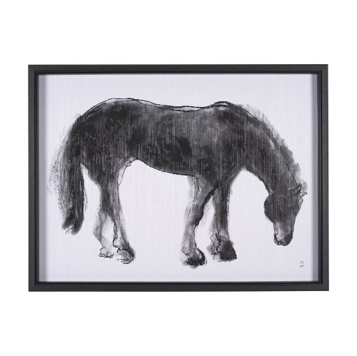 15307 - Equine Sketch 3 by Manny Woodart a Hand Embellished Textured Framed Art Print