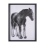 15308 - Equine Sketch 5 by Manny Woodart a Hand Embellished Textured Framed Art Print