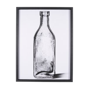 Collected Glassware - Vintage by Paige Craig a Hand Embellished Textured Framed Art Print