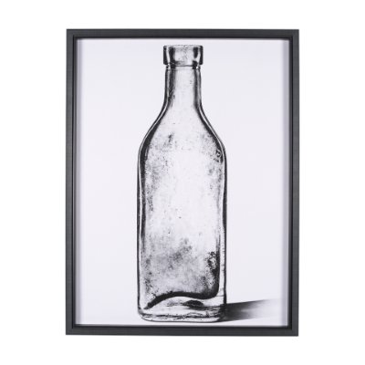 15312 - Collected Glassware - Vintage by Paige Craig a Hand Embellished Textured Framed Art Print