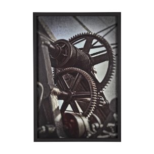 Industrial Collect - Motion by Michael Banks a Hand Embellished Textured Framed Photo Art Print