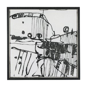Lost Treasure Map I by Mercana Studio a Hand Embellished Textured Framed Art Print