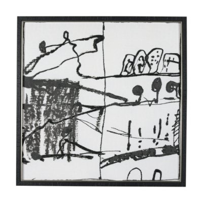 15327 - Lost Treasure Map II by Mercana Studio a Hand Embellished Textured Framed Art Print