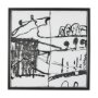 15327 - Lost Treasure Map II by Mercana Studio a Hand Embellished Textured Framed Art Print